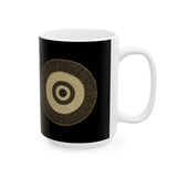 Centered Terrain - Morning Orbit Black Mug