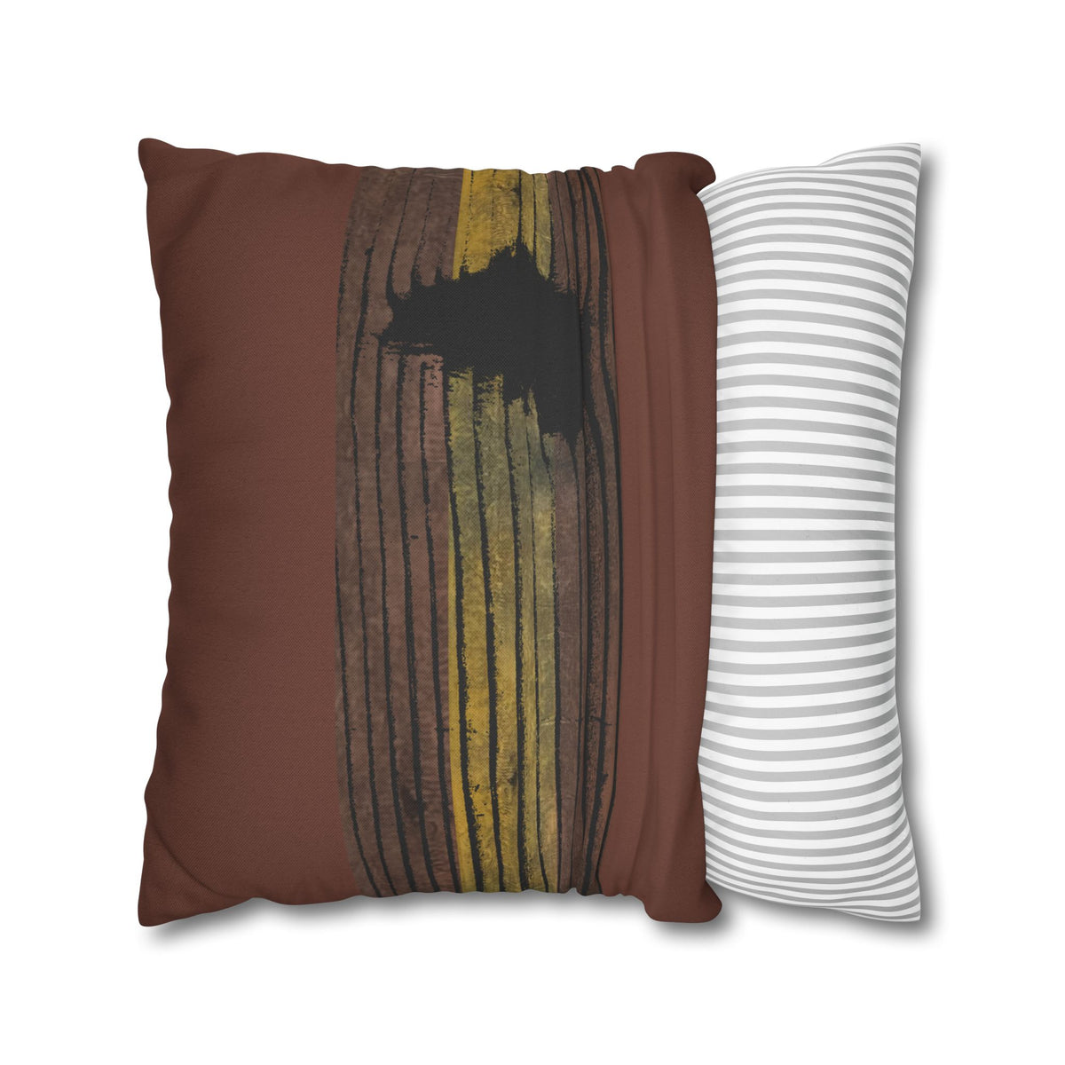 Earthbound Lines Rustic Pillowcase