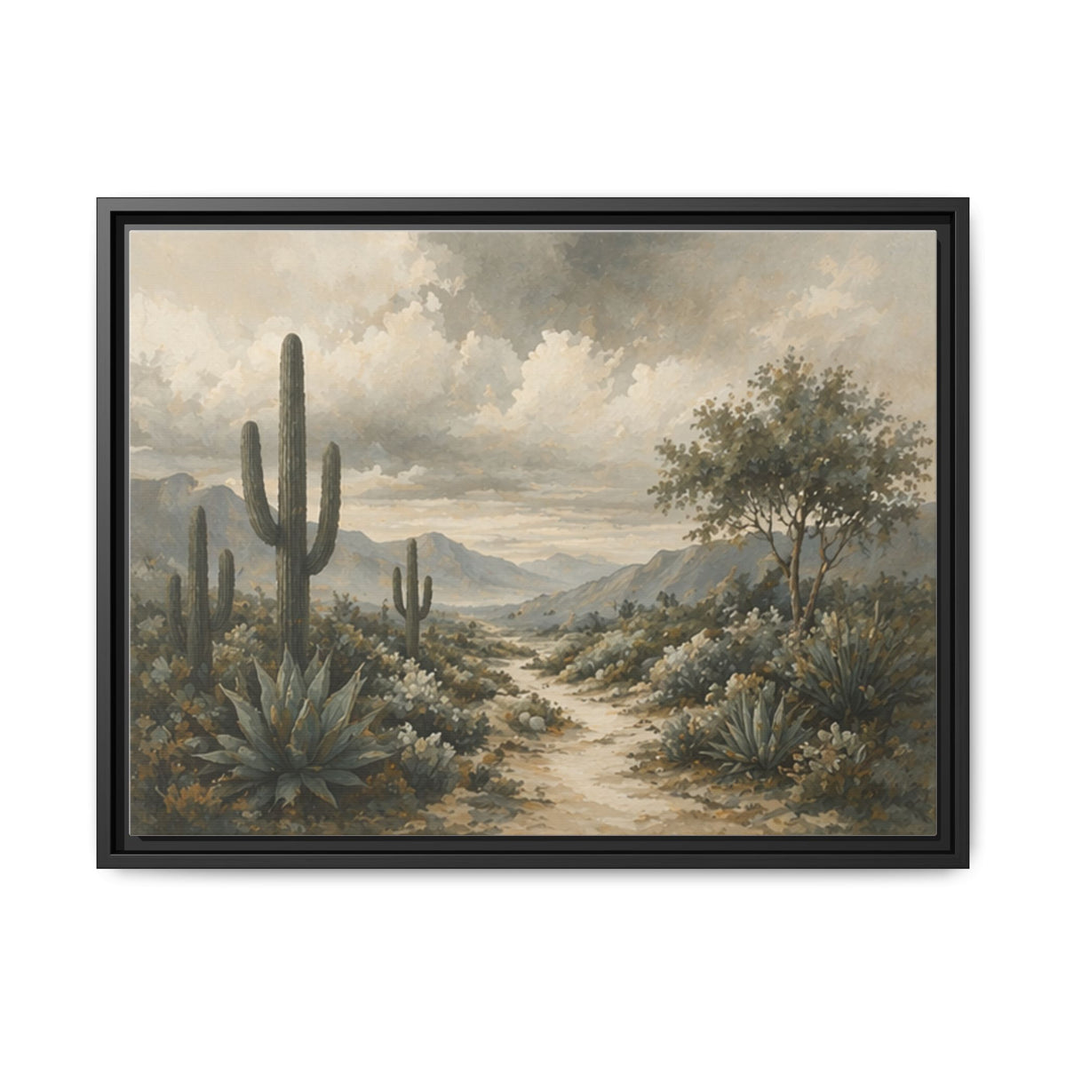 Desert Paths Wall Art (Framed)
