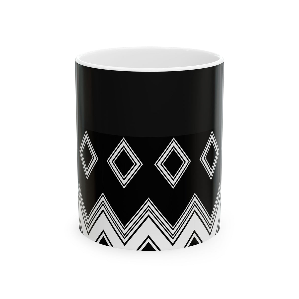 Tribal Diamond Ceramic Mug