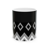 Tribal Diamond Ceramic Mug