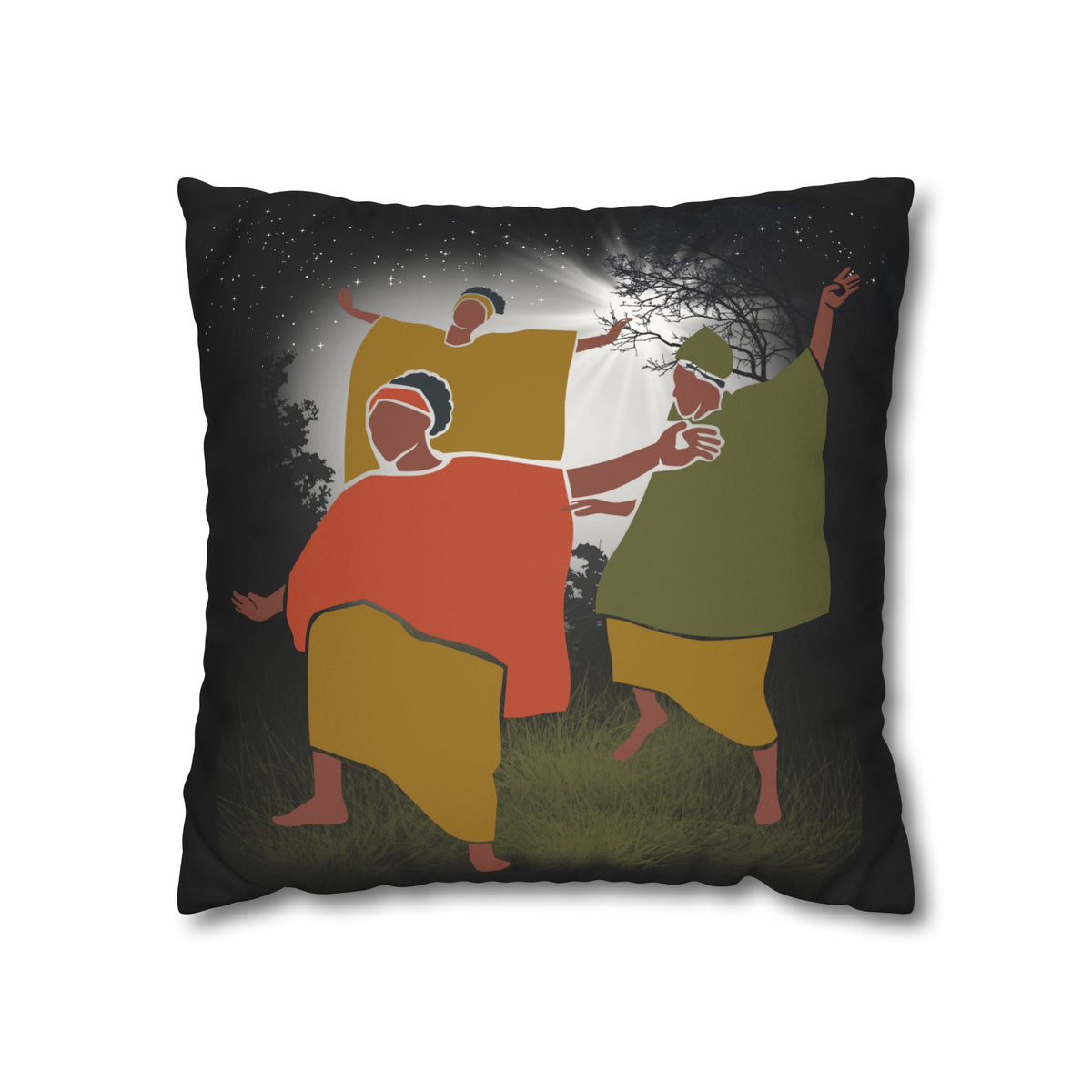 Faux Suede Square Pillowcase