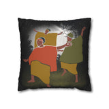 Faux Suede Square Pillowcase