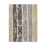 Abstract Neutral Striped Canvas Wall Art — Modern Beige Gray Vertical Texture