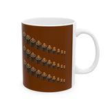 Gathered Rhythm Earth-Tone Mug