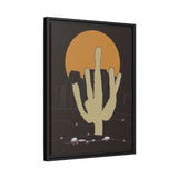 Desert Sunset Matte Canvas Print (Framed)