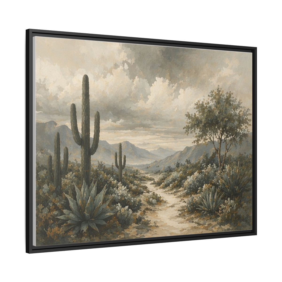 Desert Paths Wall Art (Framed)