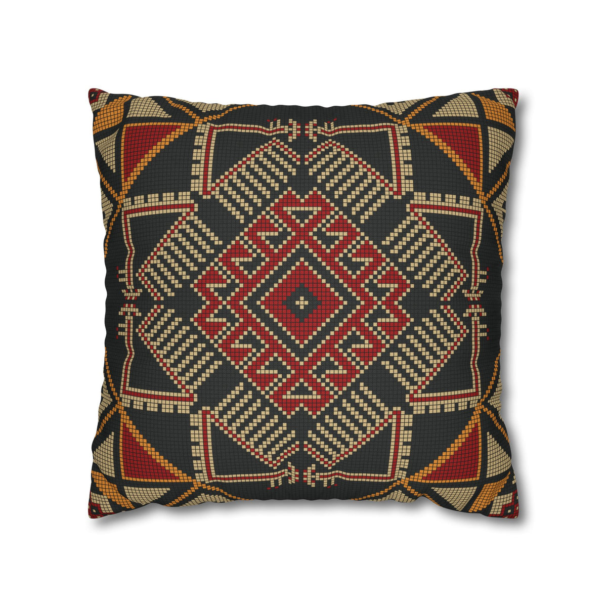 Spun Polyester Square Pillowcase