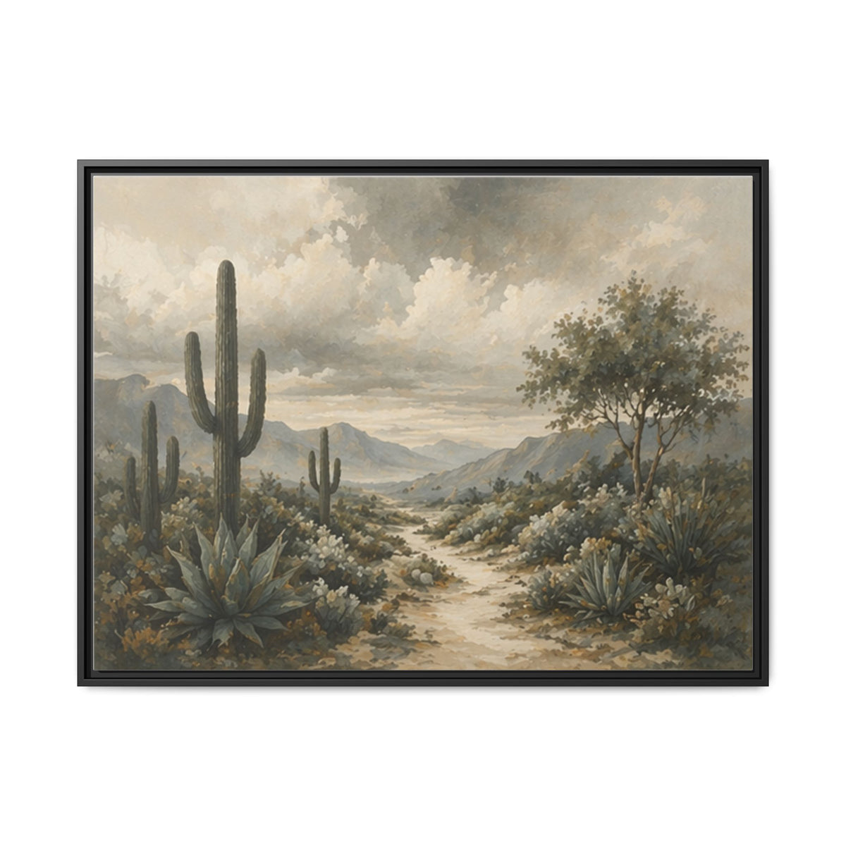 Desert Paths Wall Art (Framed)