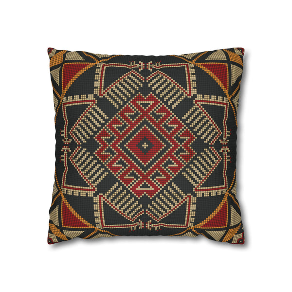 Spun Polyester Square Pillowcase