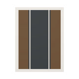 Minimalist Earth-Tone Stripe Canvas — Modern Geometric Wall Art