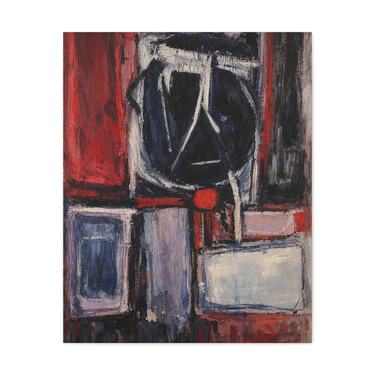 Abstract Expressionism Matte Canvas Print