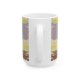 Golden Drift Ceramic Mug