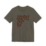 T-Shirt — Rustic Copper Paw Print Tee (Animal Lover Graphic)