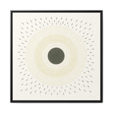 Quiet Orbit Mandala Design Canvas (Framed)