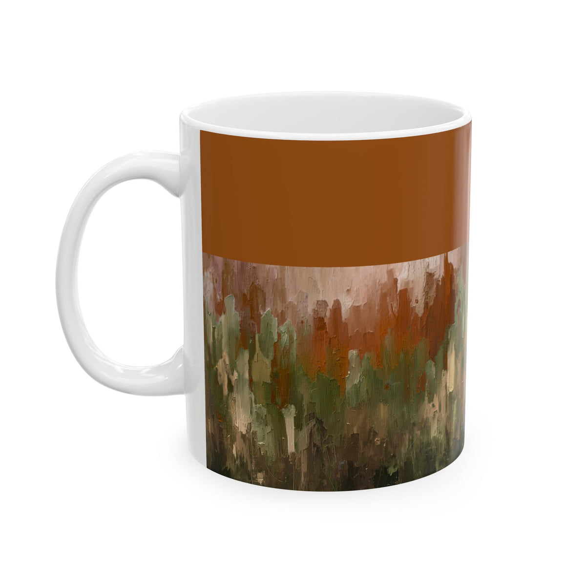 Autumn Canopy | Terracotta Accent Ceramic Mug