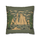 Silent Mesa - Canyon Rest Throw Pillow Cover
