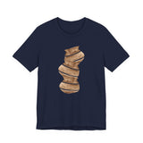 Abstract Ceramic Vase Art Tee — Minimalist Brown Pottery Graphic T-Shirt