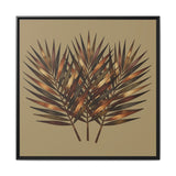 Desert Palm - Sunlit Fronds Wall Art (Framed)
