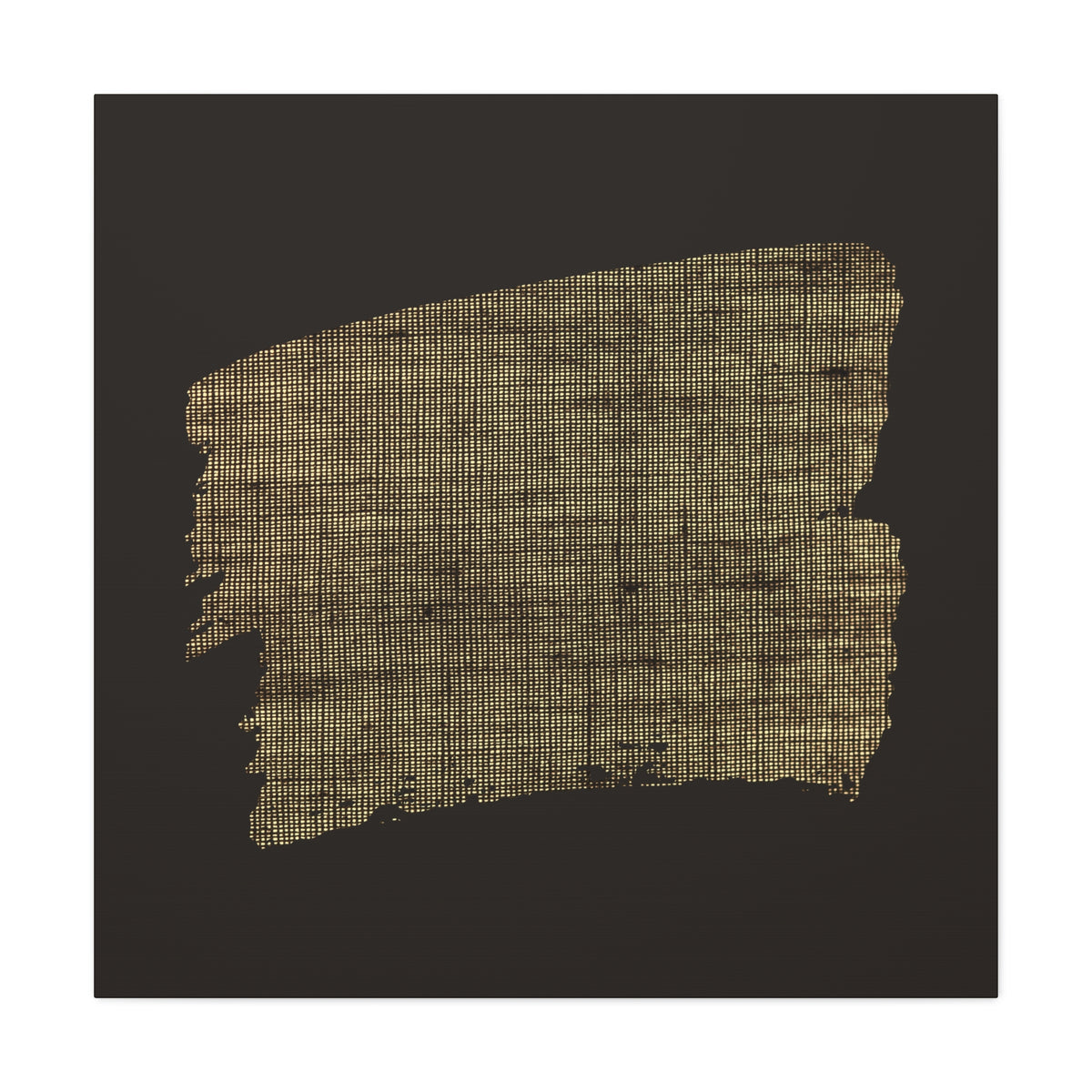 Woven Earth I – Textured Brush Canvas