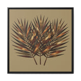Desert Palm - Sunlit Fronds Wall Art (Framed)