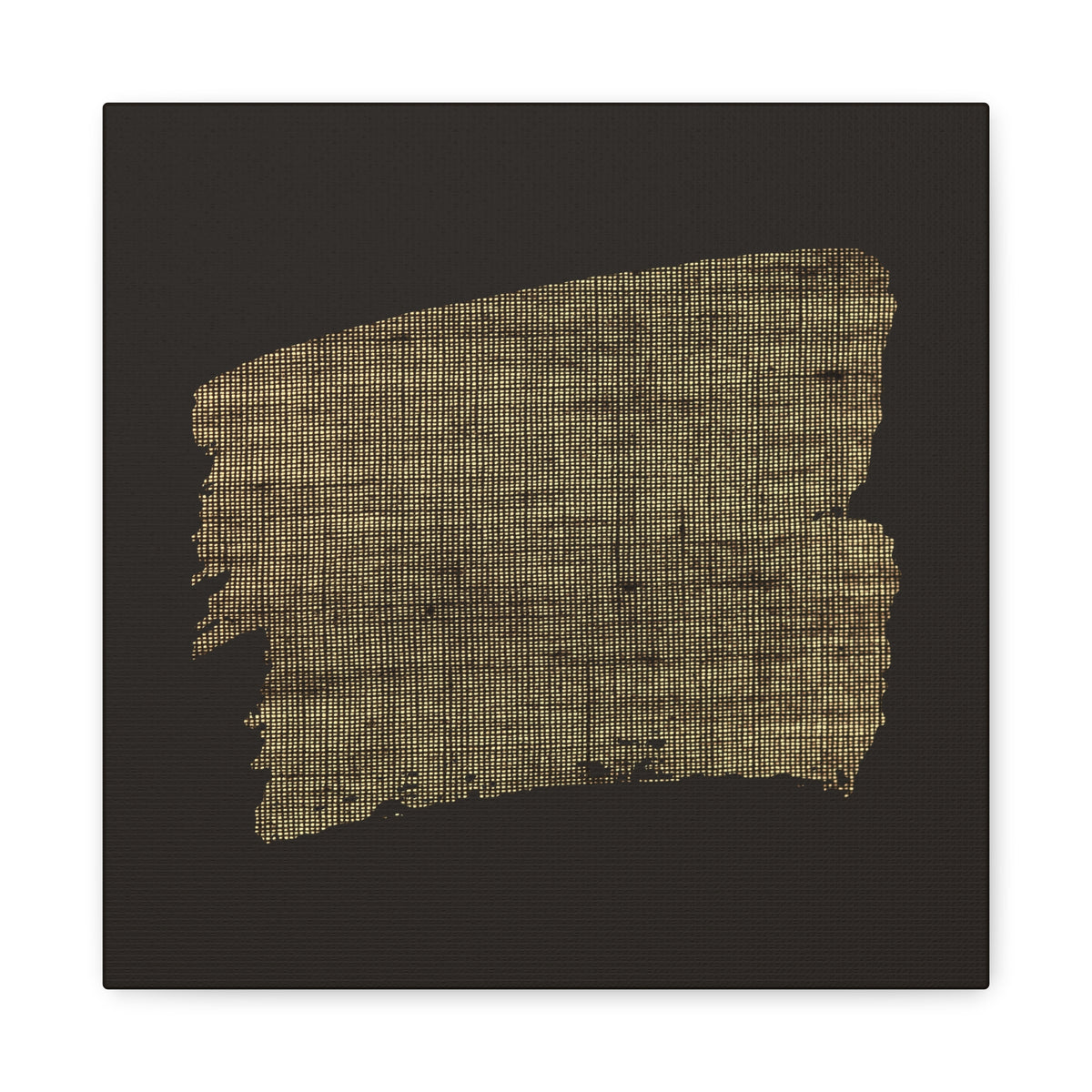 Woven Earth I – Textured Brush Canvas