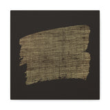 Woven Earth I – Textured Brush Canvas