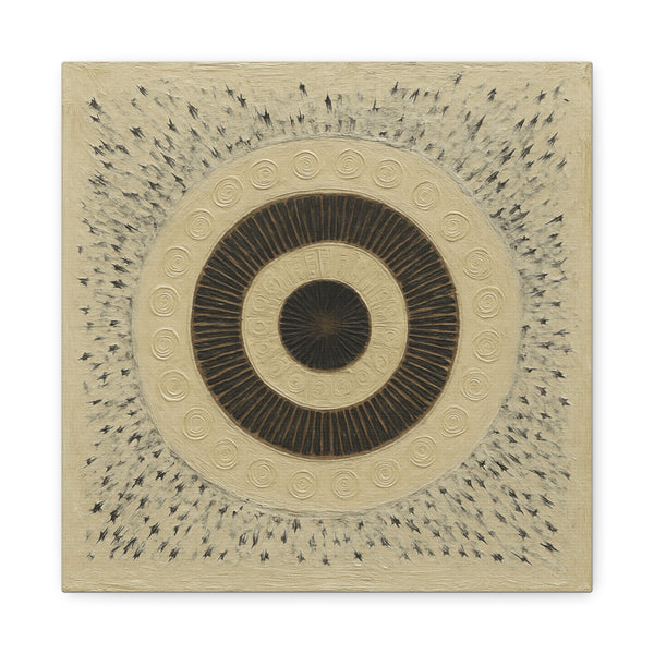 Abstract Circle Art Canvas Print