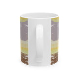 Golden Drift Ceramic Mug
