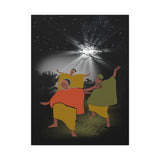 Moon Dance Matte Canvas Print