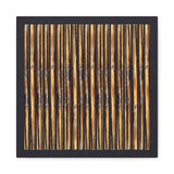 Bamboo Stripe Matte Canvas Print — Stretched Wall Art (1.25")