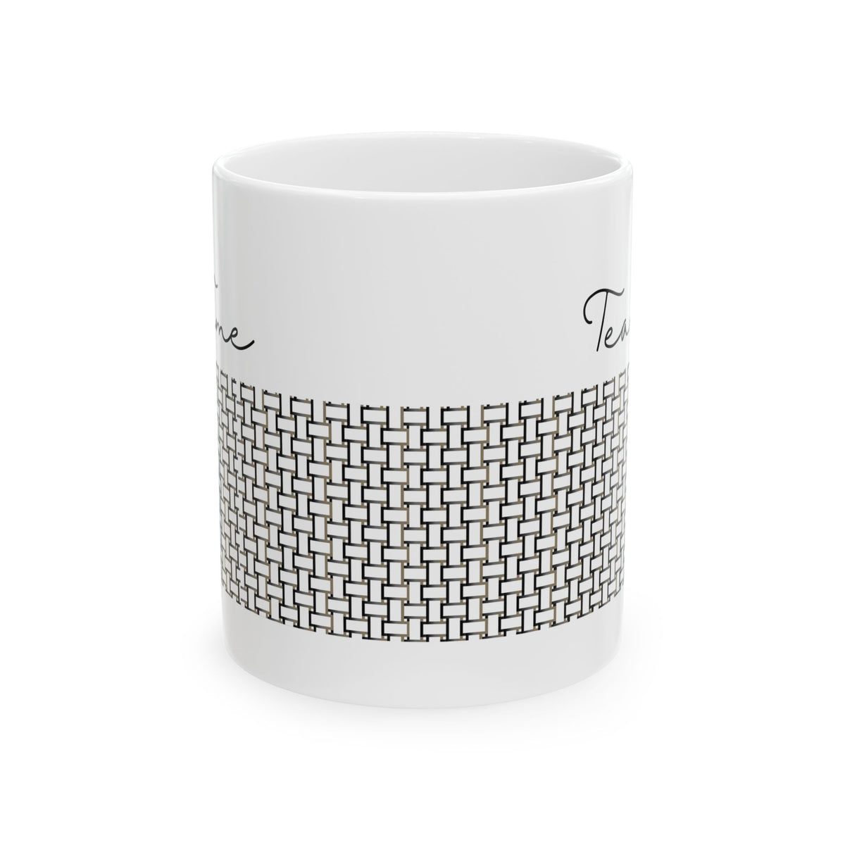 Chic Textured Ceramic Mug, Modern Coffee Cup, Gifts for Coffee Lovers, Minimalist Tea Mug, Home Decor, Stylish Drinkware