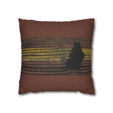 Earthbound Lines Rustic Pillowcase
