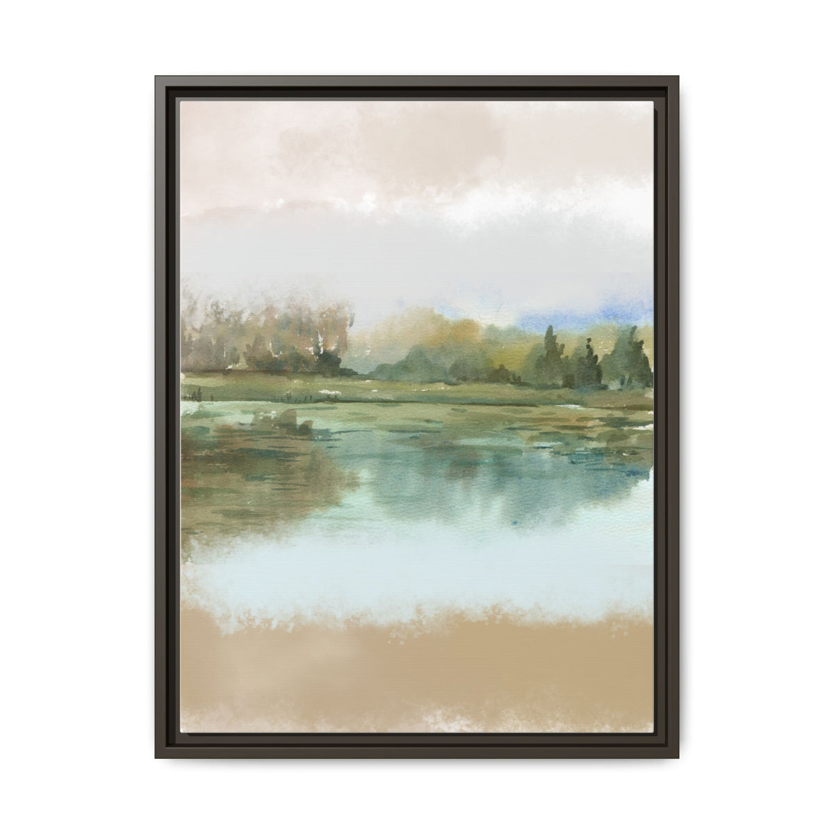 Misty Wetland at Dawn