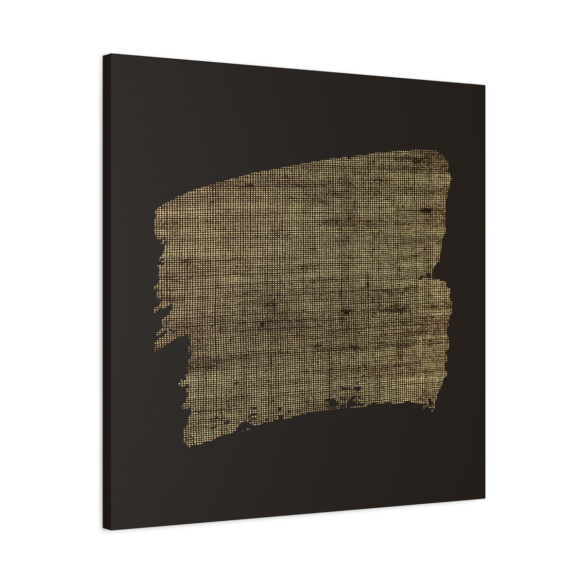 Woven Earth I – Textured Brush Canvas