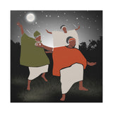 Dancing Under the Moon Matte Canvas