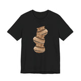 Abstract Ceramic Vase Art Tee — Minimalist Brown Pottery Graphic T-Shirt