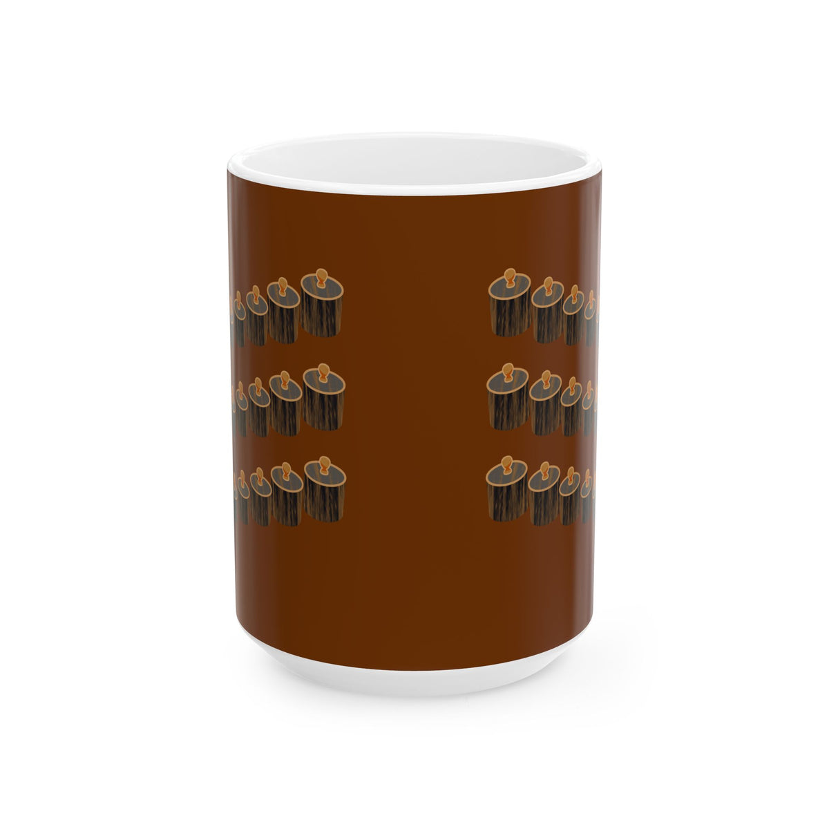 Gathered Rhythm Earth-Tone Mug