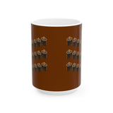 Gathered Rhythm Earth-Tone Mug