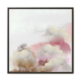 Cloud Bloom Framed Canvas Print