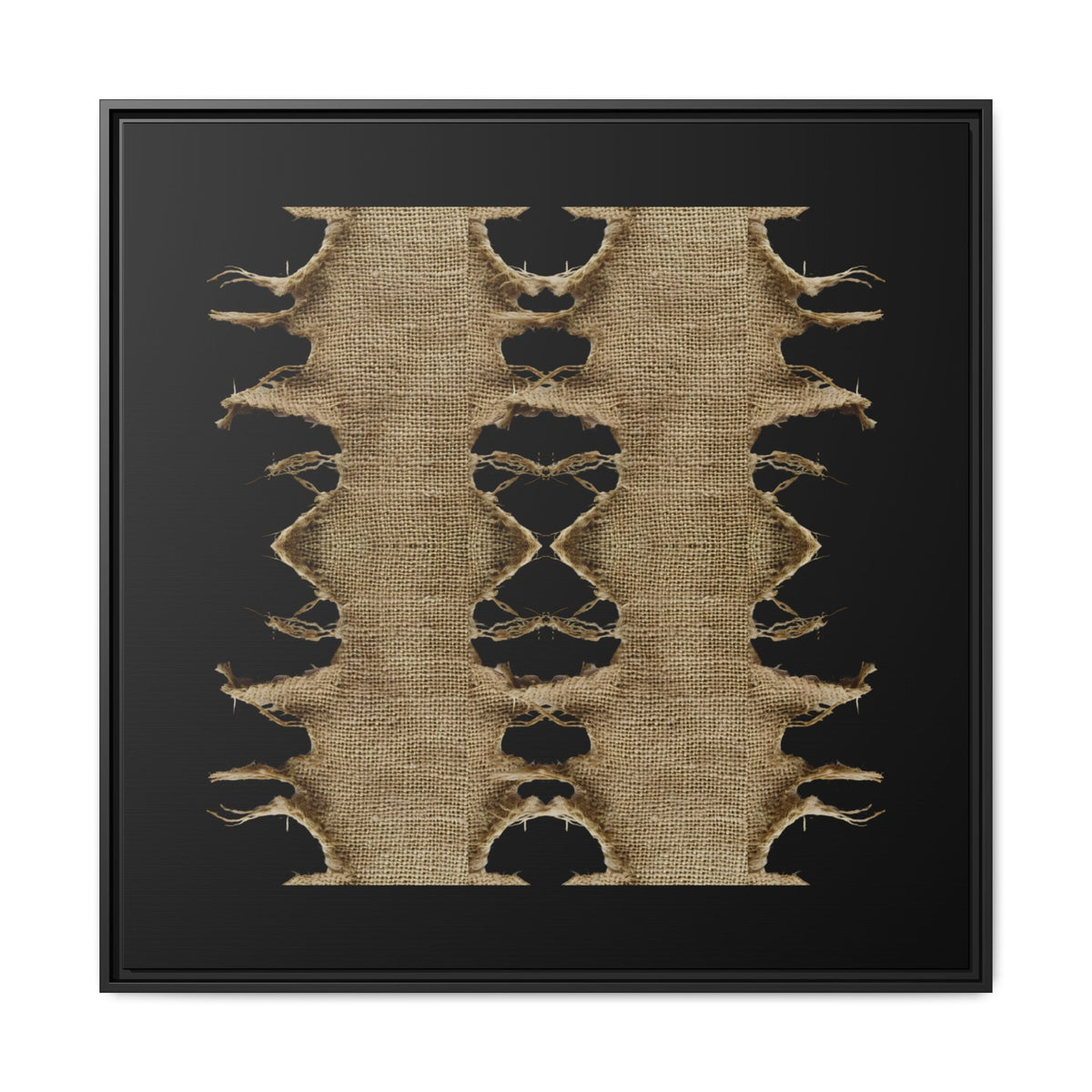 Woven Echo Canvas Wall Decor