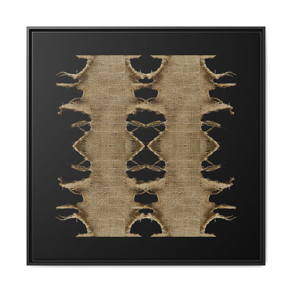Woven Echo Canvas Wall Decor