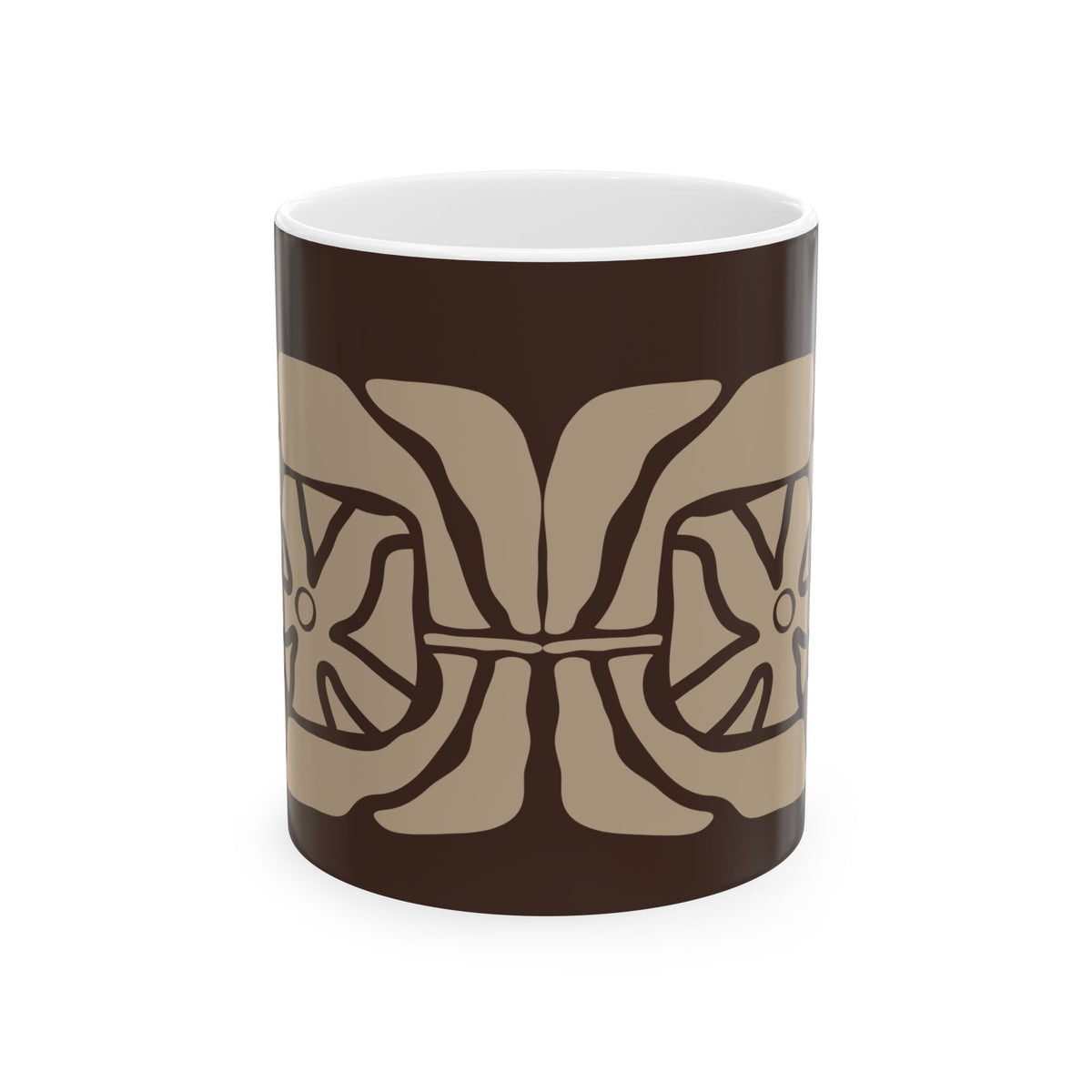 Earthen Bloom Ceramic Mug