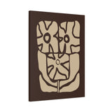 Earthen Bloom Wall Art - Abstract Botanical Wall Art in Warm Earth Tones
