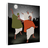 Dancing Under the Moon Matte Canvas