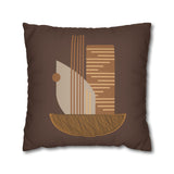 Balanced Earth Faux Suede Pillowcase