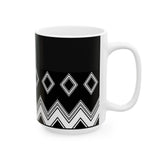 Tribal Diamond Ceramic Mug