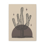 Desert Stillness Cactus Wall Art – Neutral Desert Botanical Print
