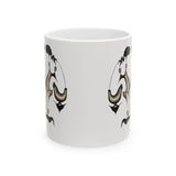 Gathering in Stillness White Ceramic Mug
