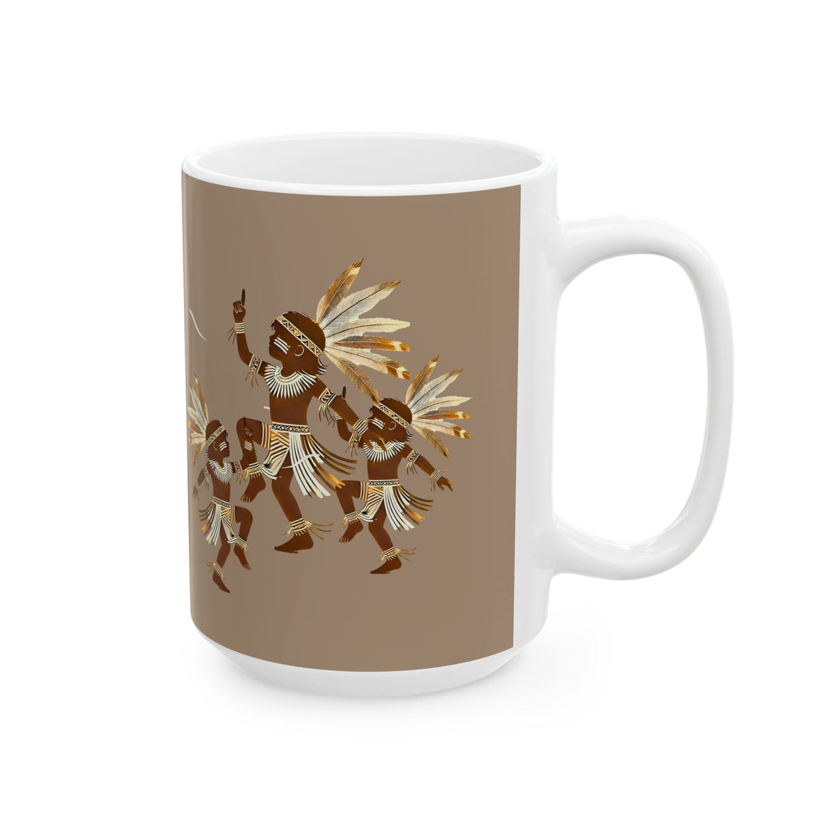 Tribal Fluid Ceramic Mug